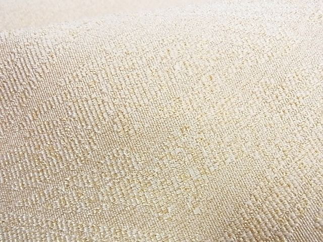 平和屋着物●西陣 小川英謹製 爪掻き本綴れ 八寸名古屋帯 桃山菱 金糸 証紙・共箱付き 逸品 DAAB4323ic