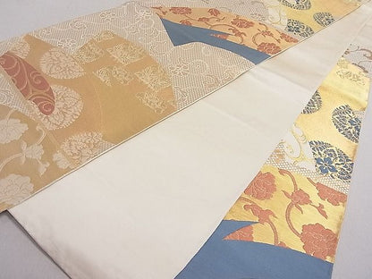 平和屋着物■六通柄袋帯　地紙花唐草文　金糸　逸品　CAAA7007ut