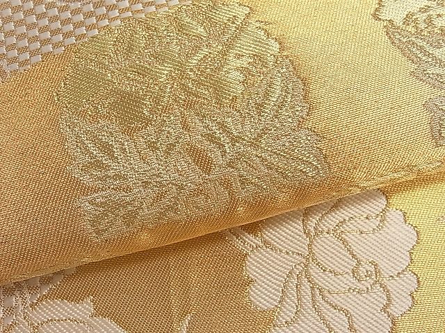平和屋着物■六通柄袋帯　地紙花唐草文　金糸　逸品　CAAA7007ut