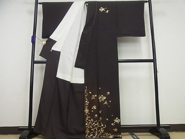 平和屋本店●極上　金彩友禅　卓越技能者・名工・和田光正　訪問着　花唐草文　暈し染め　パールトーン加工　逸品　未使用4s639