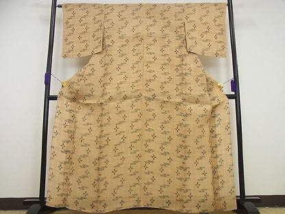 平和屋本店■希少　夏物　喜如嘉の芭蕉布　手積み芭蕉糸100％　証紙付き　逸品　未使用4s656