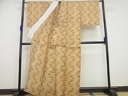 平和屋本店■希少　夏物　喜如嘉の芭蕉布　手積み芭蕉糸100％　証紙付き　逸品　未使用4s656