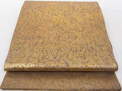 平和屋着物■六通柄袋帯　霞文　引箔　正絹　逸品　AAAC8313Agk