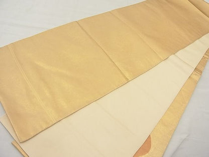 平和屋着物■太鼓柄袋帯 ヱ霞遠山松文 金糸 逸品 n-rc0804