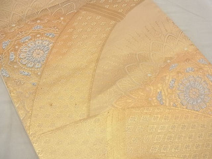 平和屋着物■六通柄袋帯 正倉院青海波 金銀糸 逸品 n-ea1846