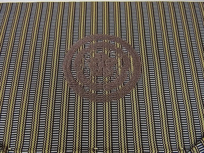 平和屋本店●極上 男性 人間国宝 甲田綏郎 精好仙台平 馬乗袴 縞 逸品 未使用 DZAA0079kh4
