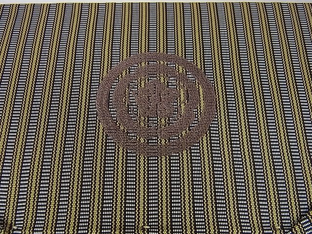 平和屋本店●極上 男性 人間国宝 甲田綏郎 精好仙台平 馬乗袴 縞 逸品 未使用 DZAA0079kh4