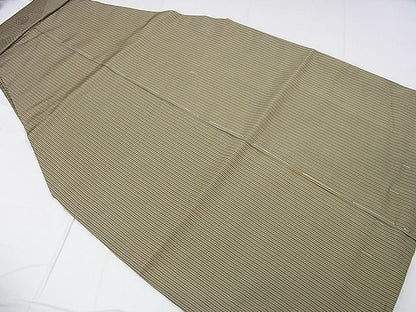 平和屋本店●極上 男性 人間国宝 甲田綏郎 精好仙台平 馬乗袴 縞 逸品 未使用 DZAA0079kh4