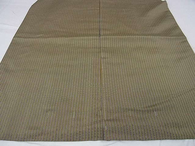 平和屋本店●極上 男性 人間国宝 甲田綏郎 精好仙台平 馬乗袴 縞 逸品 未使用 DZAA0079kh4