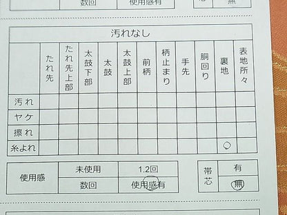 平和屋着物■六通柄 本袋袋帯 双鶴丸文 金糸 逸品 DAAA2148mz