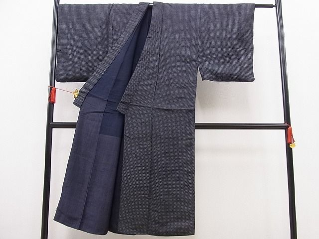 平和屋着物■男性　紬　吉祥文　逸品　BAAC8672pk