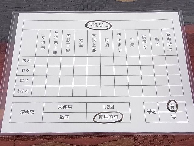 平和屋着物■六通柄袋帯 ふくれ織 流水文 正絹 逸品 AAAD7805Agk