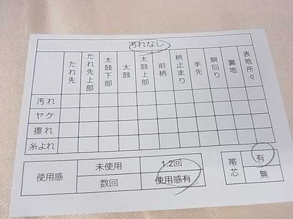 平和屋着物■六通太鼓柄袋帯 扇吉祥花文 金銀糸 逸品 DAAA4469ar