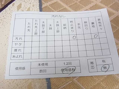 平和屋着物■六通柄袋帯 色紙重ね吉祥花文 金糸 逸品 DAAA4476ar