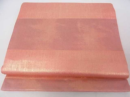平和屋着物■六通柄　本袋帯　横段文　金糸　逸品　DAAA4492ar