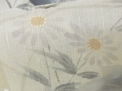 平和屋本店■極上　夏物　訪問着　紗紬　手描き　流水草花文　暈し染め　正絹　逸品　未使用　KAAA0641kk4