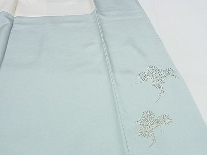 平和屋本店●極上　金彩友禅　卓越技能者・名工・和田光正　訪問着　鳳凰松文　暈し染め　ロング丈　正絹　逸品　KAAA0562kk4