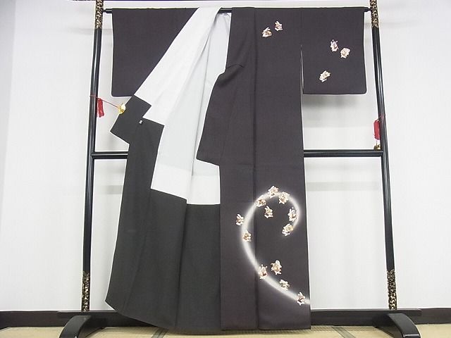 平和屋本店●極上 西陣 輝洸 安次郎 訪問着 宝尽くし 兎 暈し染め 金彩 正絹 逸品 KAAA0580kk4