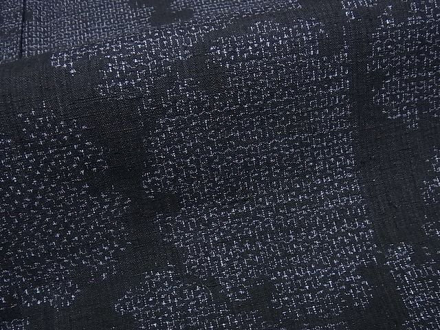 平和屋本店●極上 本場結城紬 重要無形文化財 １００亀甲 雪輪重ね 証紙付き 逸品 未使用4s712