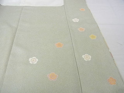 平和屋着物●京友禅の第一人者 松井青々 訪問着 吉祥花文 金彩 逸品 DAAC1006eee