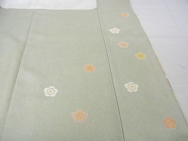平和屋着物●京友禅の第一人者 松井青々 訪問着 吉祥花文 金彩 逸品 DAAC1006eee