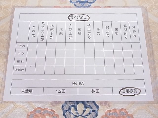 平和屋着物◎六通柄袋帯 唐織 蜀江花文 金銀糸 正絹 逸品