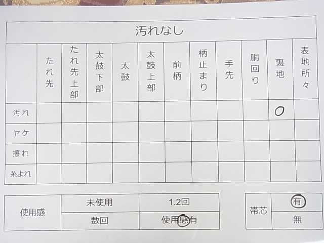 平和屋着物◎六通柄袋帯 雲取吉祥花鳥文 金糸 逸品 DAAA2406mz