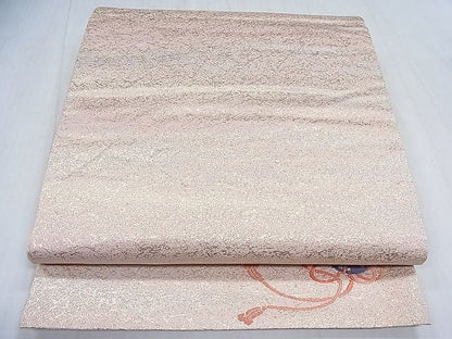 平和屋着物◎六通柄袋帯 ワンポイント 鏡裏文 金糸 逸品 CAAC8195nb