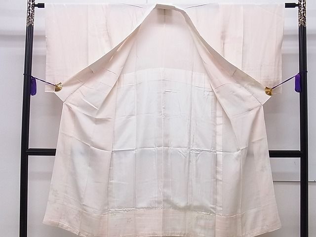 平和屋着物■上質な長襦袢　無双仕立て　舞花地紋　暈し染め　逸品　CAAA9539ev