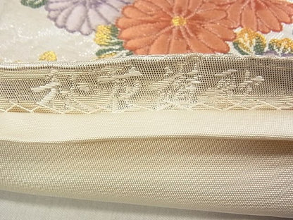 平和屋着物◎六通柄袋帯 秋花讃歌 金銀糸 逸品 DAAB1278jm