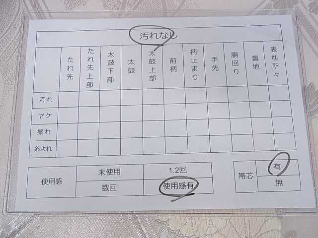 平和屋着物◎六通柄袋帯 鳳凰花菱文 銀糸 逸品 DAAA4896ar