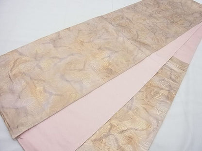 平和屋着物◎六通柄袋帯 ふくれ織り 宝相華 金糸 逸品 BAAC4212ac