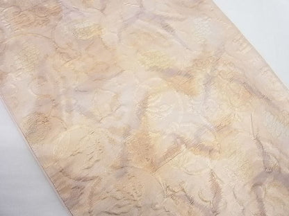 平和屋着物◎六通柄袋帯 ふくれ織り 宝相華 金糸 逸品 BAAC4212ac