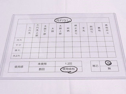 平和屋着物◎六通柄袋帯 古吟 色紙重ね花鳥文 逸品 ZAAB0107rv