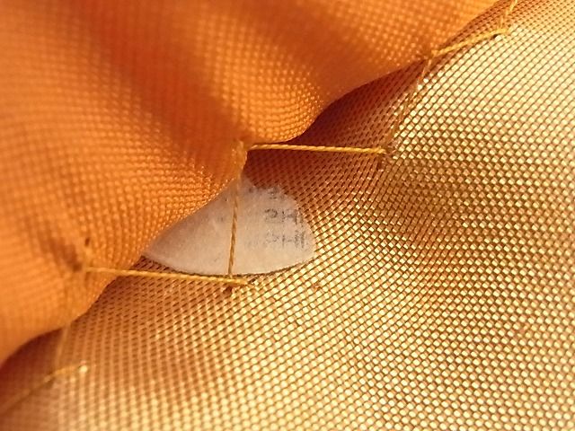平和屋着物◎西陣 六通柄袋帯 斜縞 金銀糸 正絹 逸品 AAAD9206Ajz