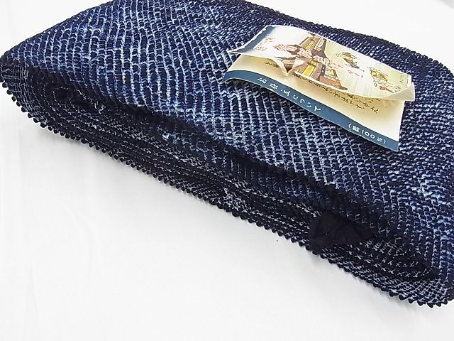 平和屋着物∴夏物 有松鳴海絞り 浴衣 反物 総絞り 綿 着尺 逸品 未使用 BAAC2006sh