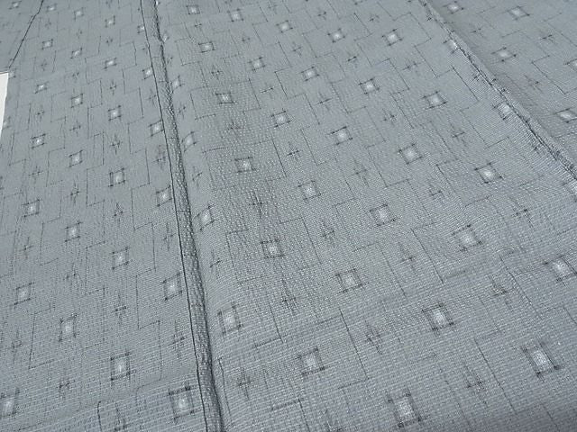 平和屋着物■夏物　小紋　幾何学柄　AAAX6167Acsｍ