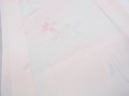 平和屋着物■上質な長襦袢　袷　草花文　暈し染め　逸品　DAAC6029fe