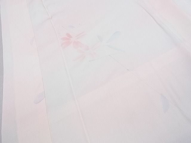 平和屋着物■上質な長襦袢　袷　草花文　暈し染め　逸品　DAAC6029fe