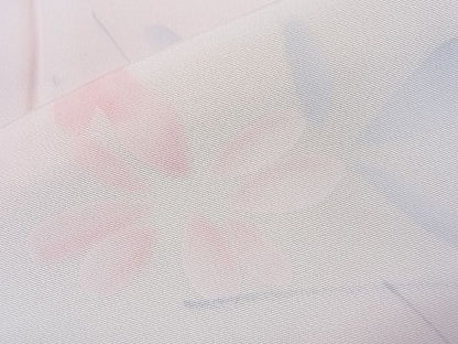平和屋着物■上質な長襦袢　袷　草花文　暈し染め　逸品　DAAC6029fe