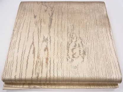 平和屋着物◎六通柄袋帯 杢目文様 金糸 引箔 逸品 CAAC5045eg