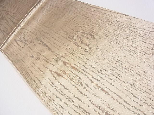 平和屋着物◎六通柄袋帯 杢目文様 金糸 引箔 逸品 CAAC5045eg