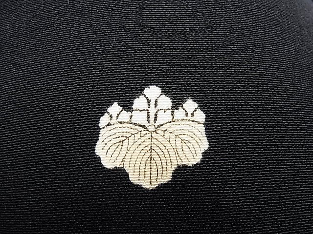 平和屋着物■豪華黒留袖　遠山樹林文　暈し染め　金彩　正絹　逸品　AAAE4013Bph
