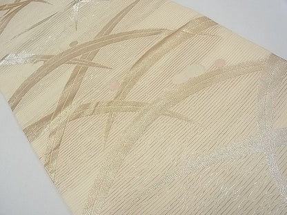 平和屋着物■夏物 六通柄袋帯 露芝文 金銀糸 逸品 CAAB4104tx
