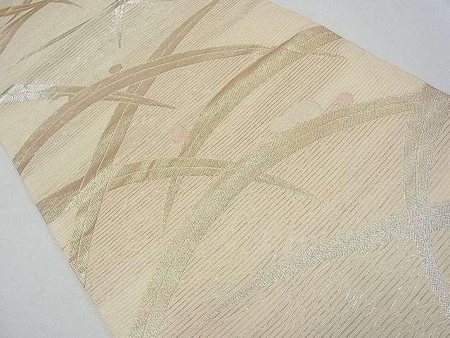 平和屋着物■夏物 六通柄袋帯 露芝文 金銀糸 逸品 CAAB4104tx