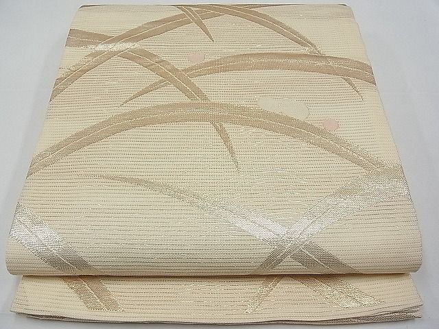 平和屋着物■夏物 六通柄袋帯 露芝文 金銀糸 逸品 CAAB4104tx