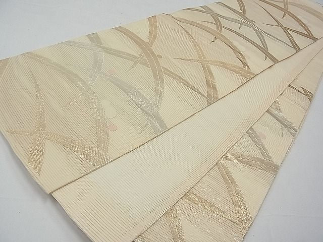平和屋着物□夏物 六通柄袋帯 露芝文 金銀糸 逸品 CAAB4104tx