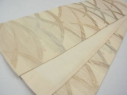 平和屋着物■夏物 六通柄袋帯 露芝文 金銀糸 逸品 CAAB4104tx