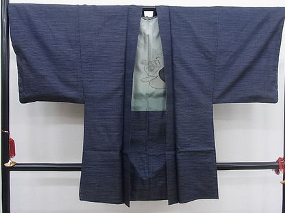 平和屋着物●男性 本場大島紬 アンサンブル 吉祥文 逸品 BAAD0575mz