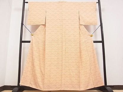 平和屋着物■付下げ　扇面花文　逸品　DAAA5658yyy